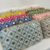 Embroidered Rectangle Clutch