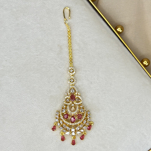 American Diamond | AD | Gold Tikka