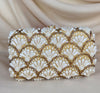 Pearl Rectangle Clutch