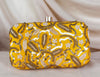 Embroidered Pearl Clutch
