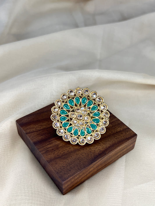 Large Statement Polki Ring