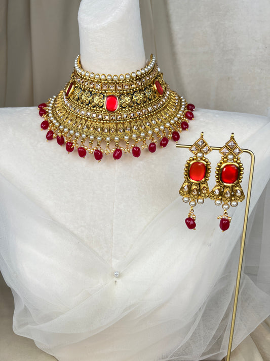Semi Bridal Choker Set