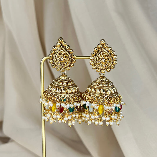 Traditional Gold Jhumka