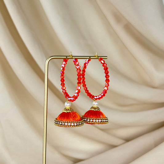 Jhumka Chandbali Earrings