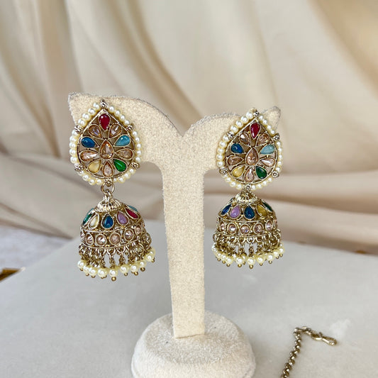 Jhumka Earring & Tikka Set