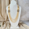 3 Layer Pearl Grooms Sherwani Necklace | Mala | Haar