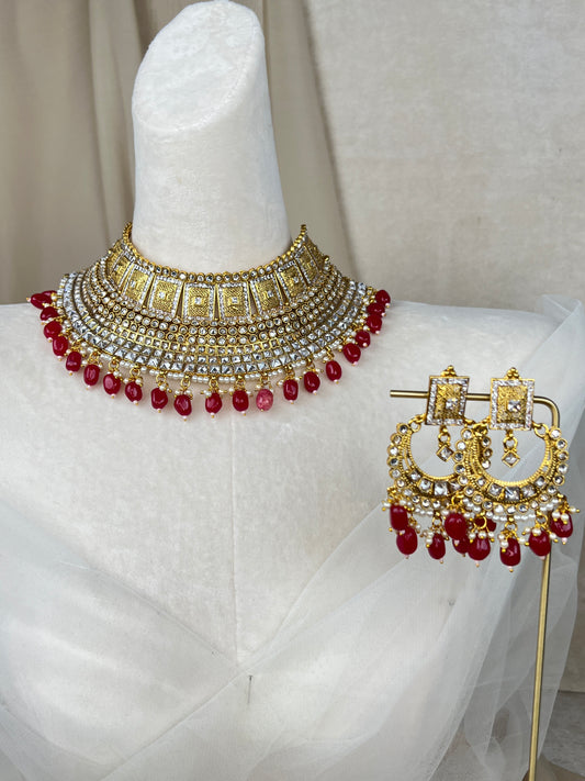 Semi Bridal Choker Set