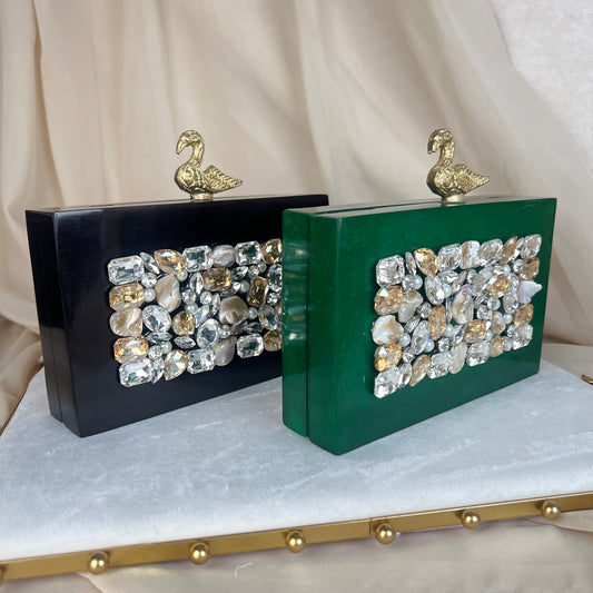 Resin | Acrylic Stone Clutch