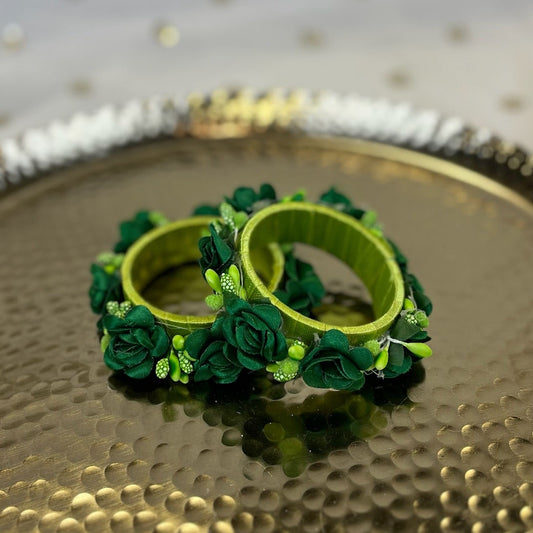 Floral | Faux Flower Bangles