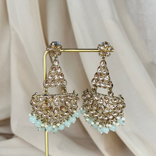 Polki Chandelier Earrings