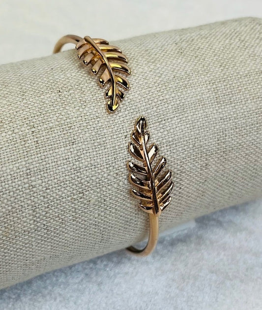 Leaf Open Bangle