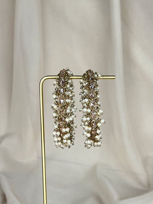 Polki Pearl Bangle Pair