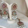 Oversized Jhumka Earring & Tikka Set