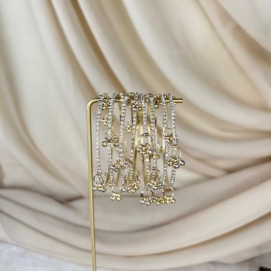 Six PC Stone Kashmiri Bangles