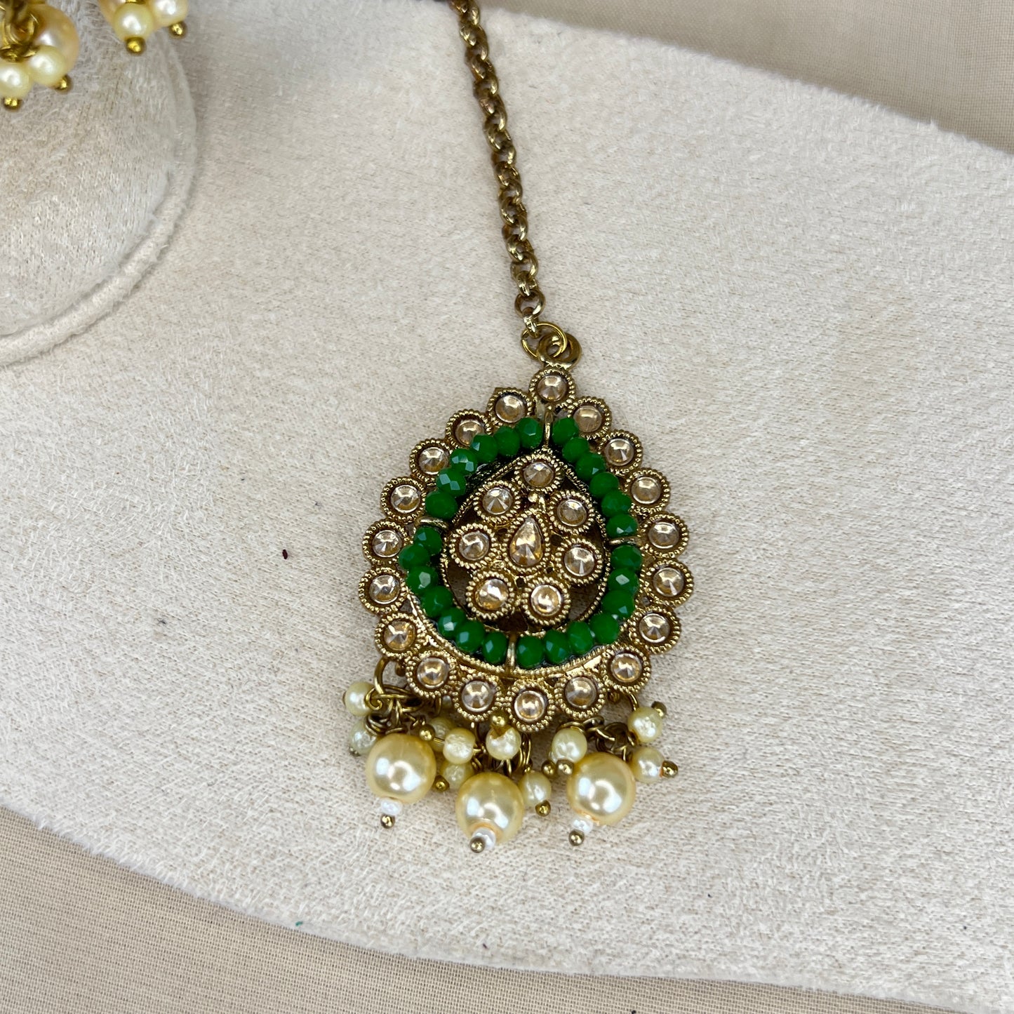 Jhumka Earring and Tikka Set