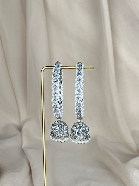 Jhumka Pearl Bangle Pair