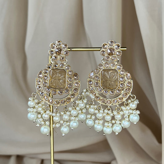 Polki Chandelier Earrings