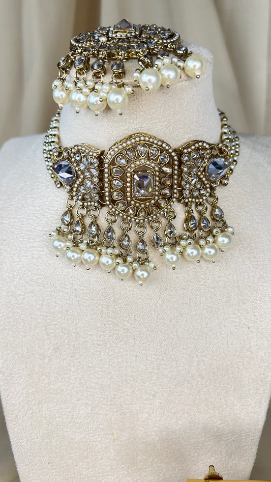 Pearl Choker Set