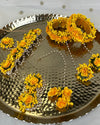 Floral | Faux Flower Choker set w/ and ring bracelets