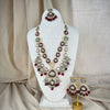 Meena Kari Kundan Long Necklace Set | Mala | Haar
