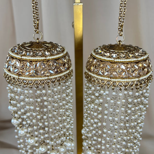 Pearl Gold Bridal Kaleera | Kalira