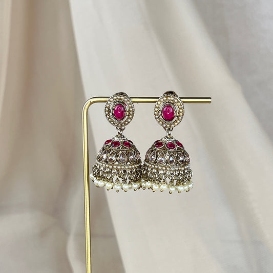 Polki Gold Jhumkas