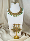 Gold Choker with Earring & Tikka