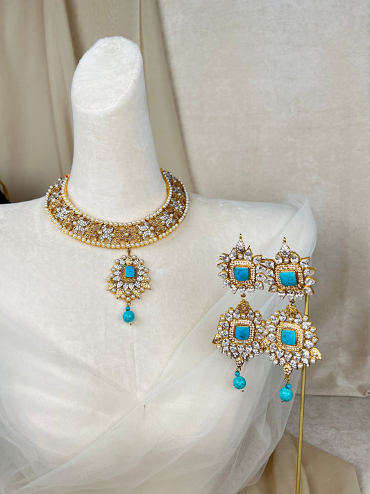 Farsi Kundan Necklace Set