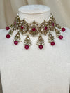 Pearl Choker Set with Large Jhumka Earrings