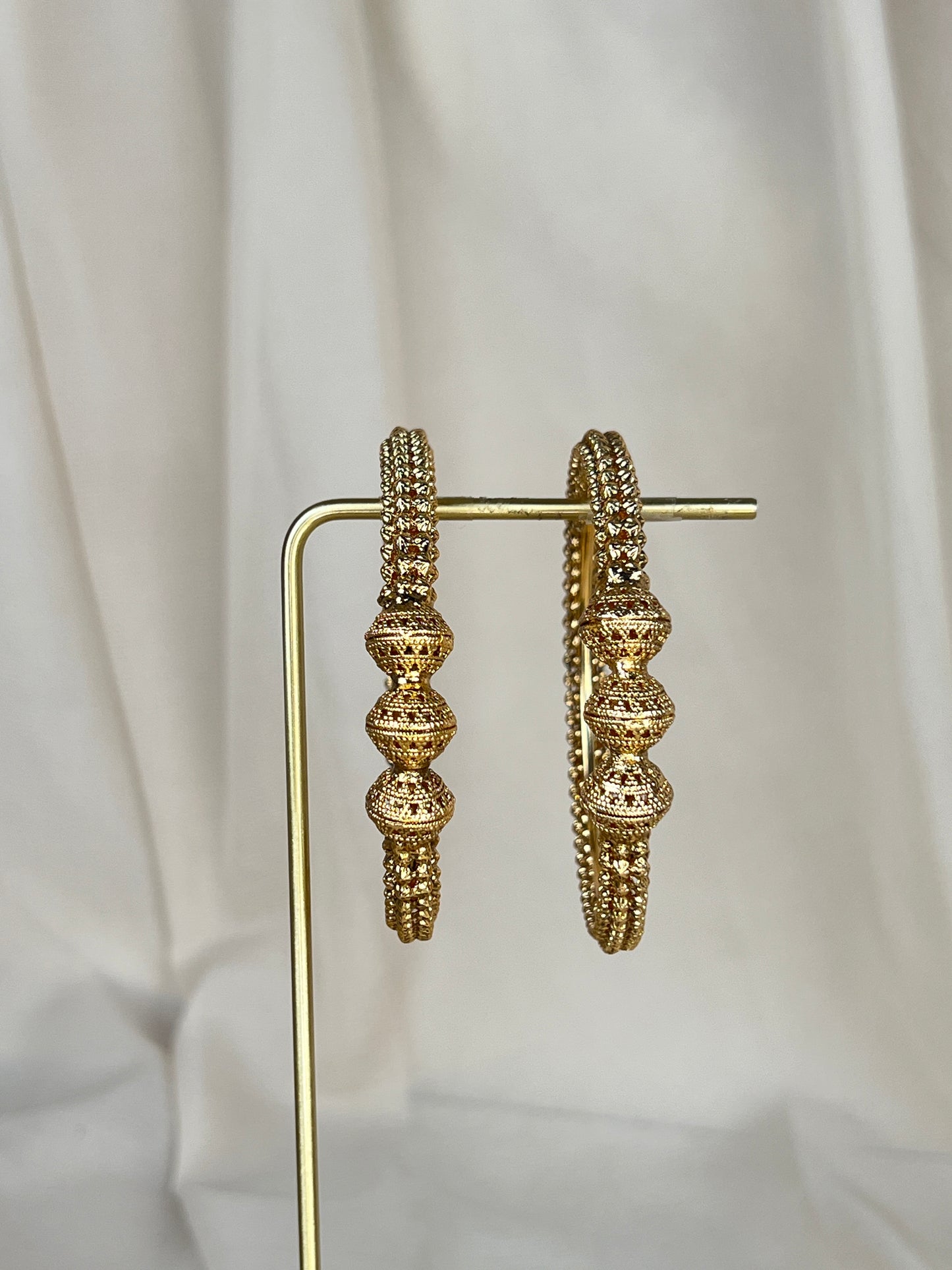 Gold Bangle Pair