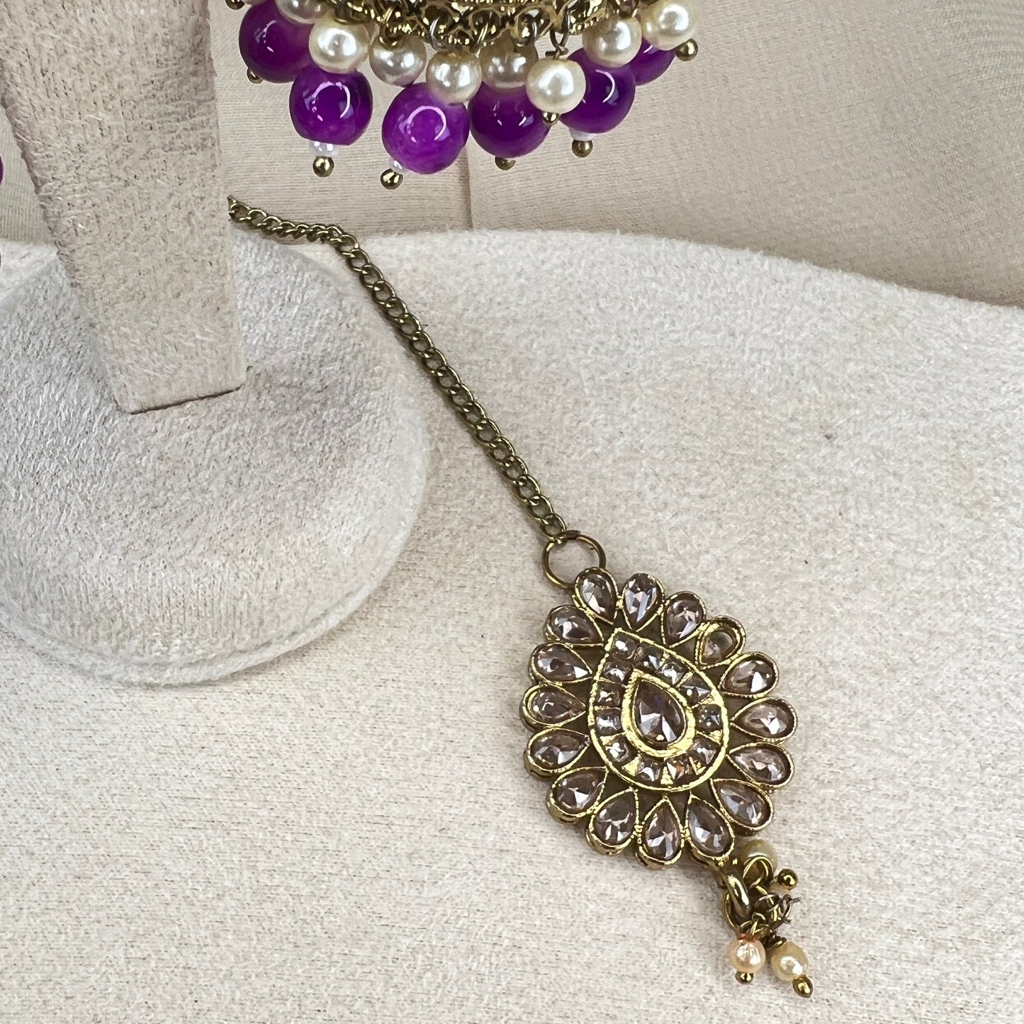 Jhumka Earring and Tikka Set