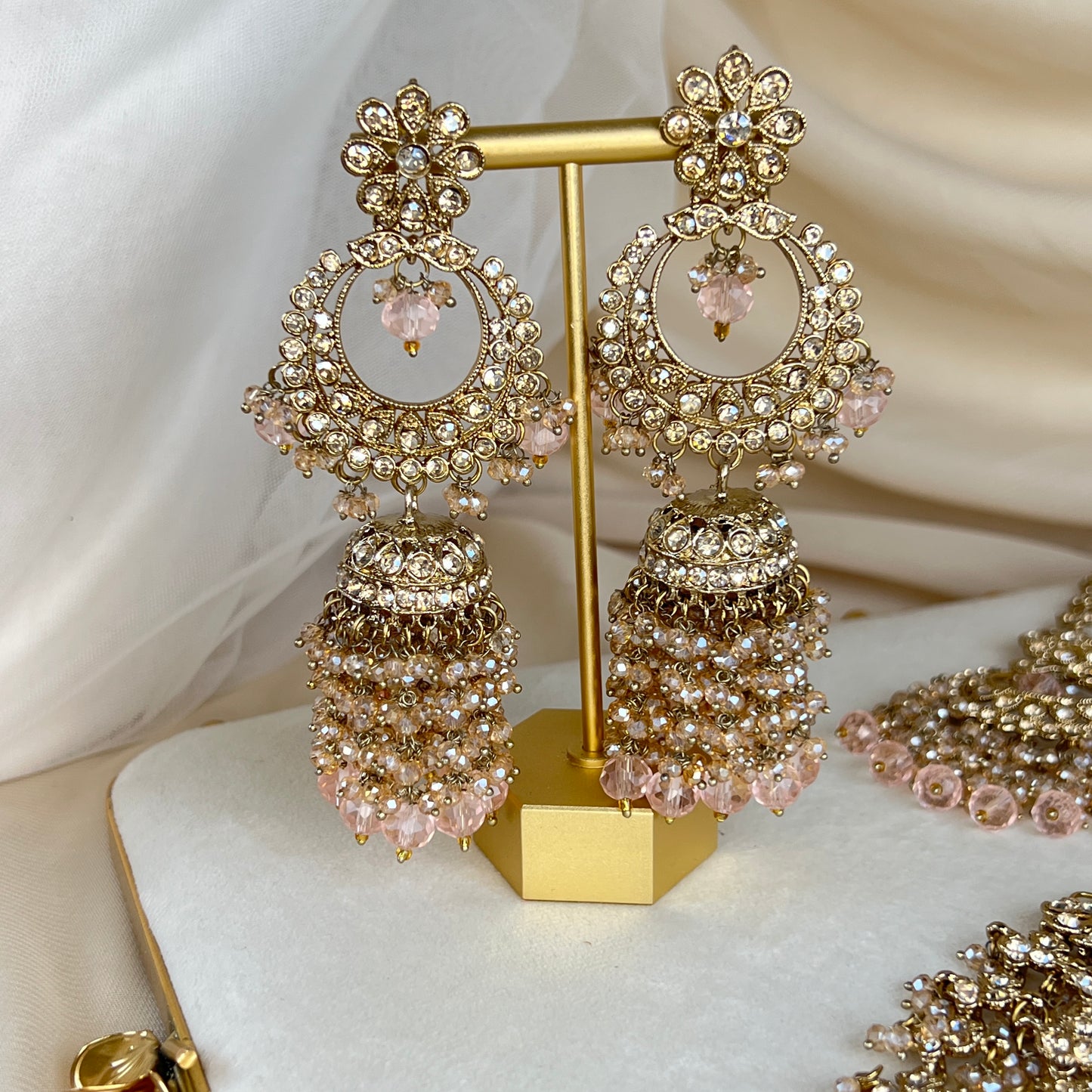 Long Layered Mala Full Bridal Set
