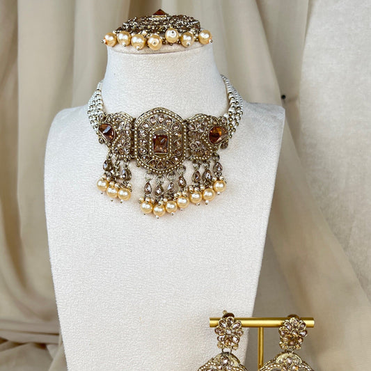 Pearl Choker Set