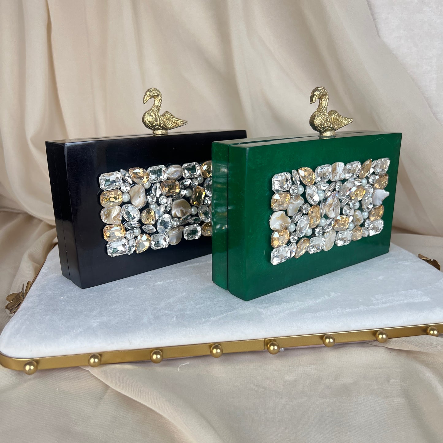 Resin | Acrylic Stone Clutch