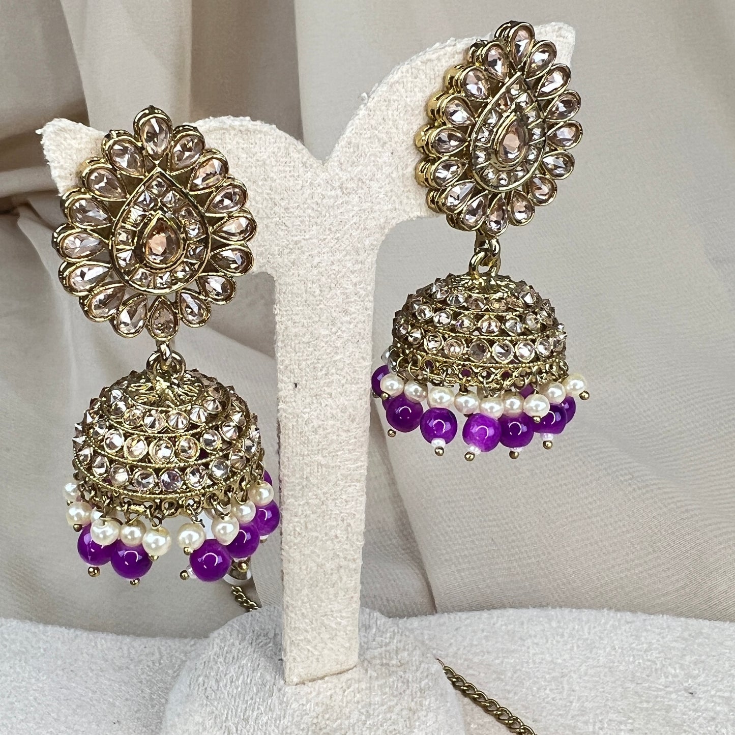 Jhumka Earring and Tikka Set