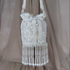 Beaded White Pearl Potli | Purse