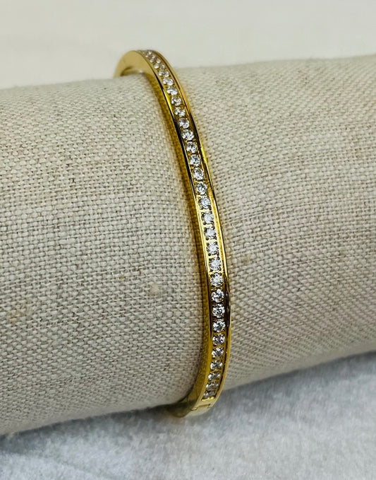 CZ Diamond Bangle