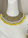 Pakisatani Style Necklace Set with Jhumka and Jhoomar