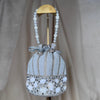 Beaded Silver Pearl Potli | Purse