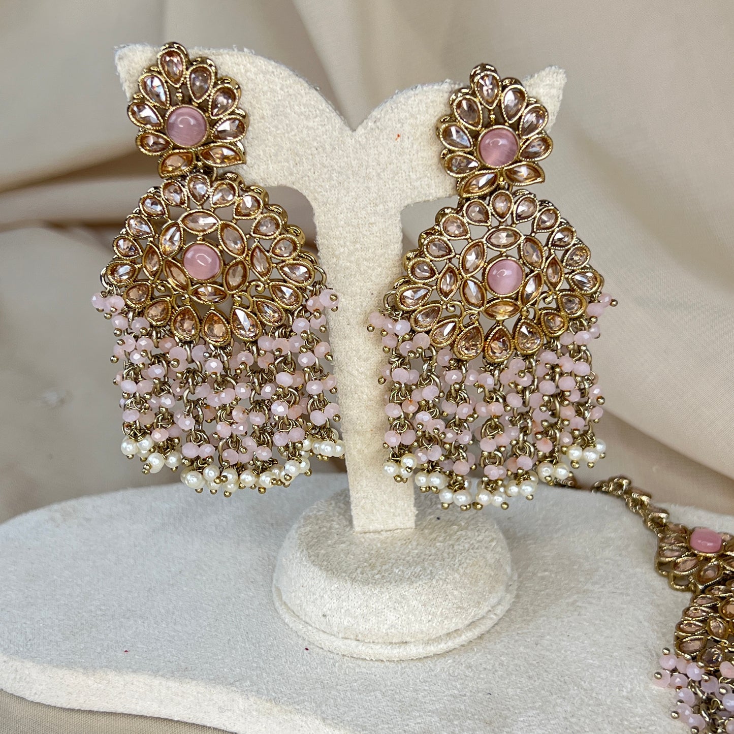 Large Earring & Tikka Set