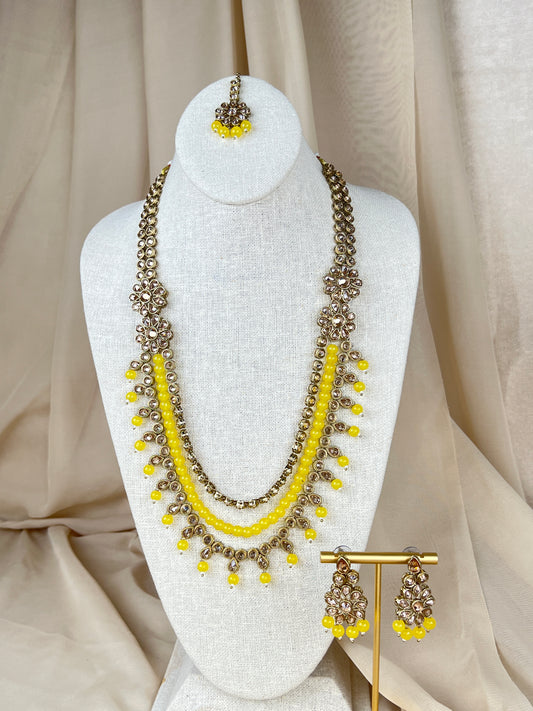 Polki Layer Mala | Haar | Necklace Set