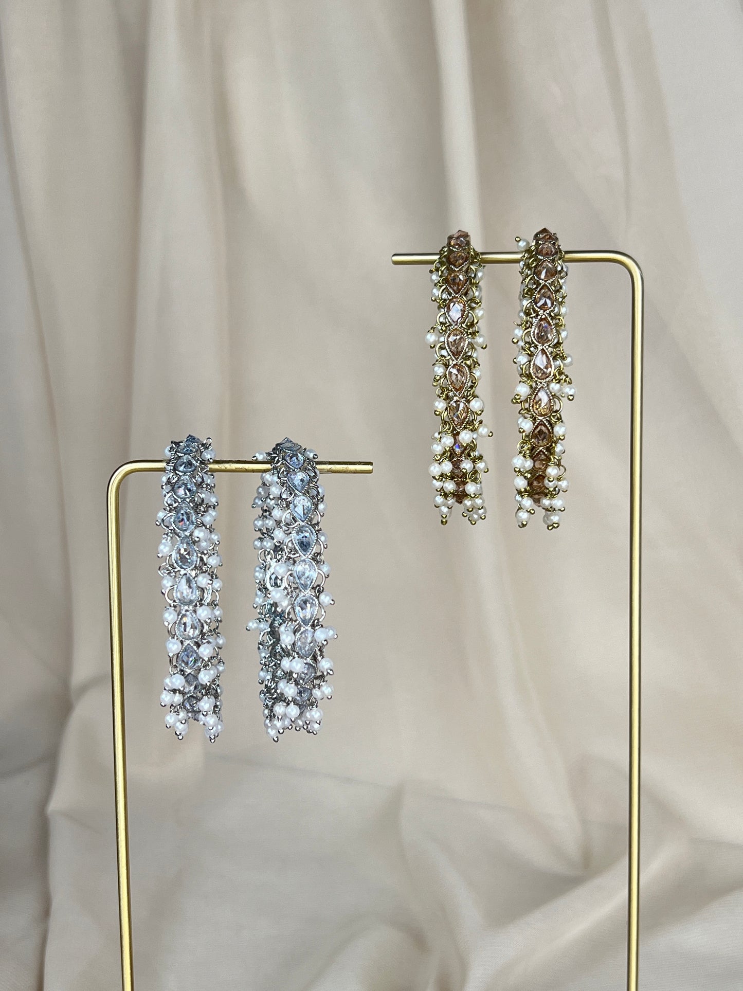 Polki Pearl Bangle Pair