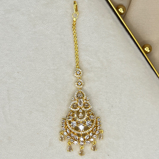 American Diamond | AD | Gold Tikka