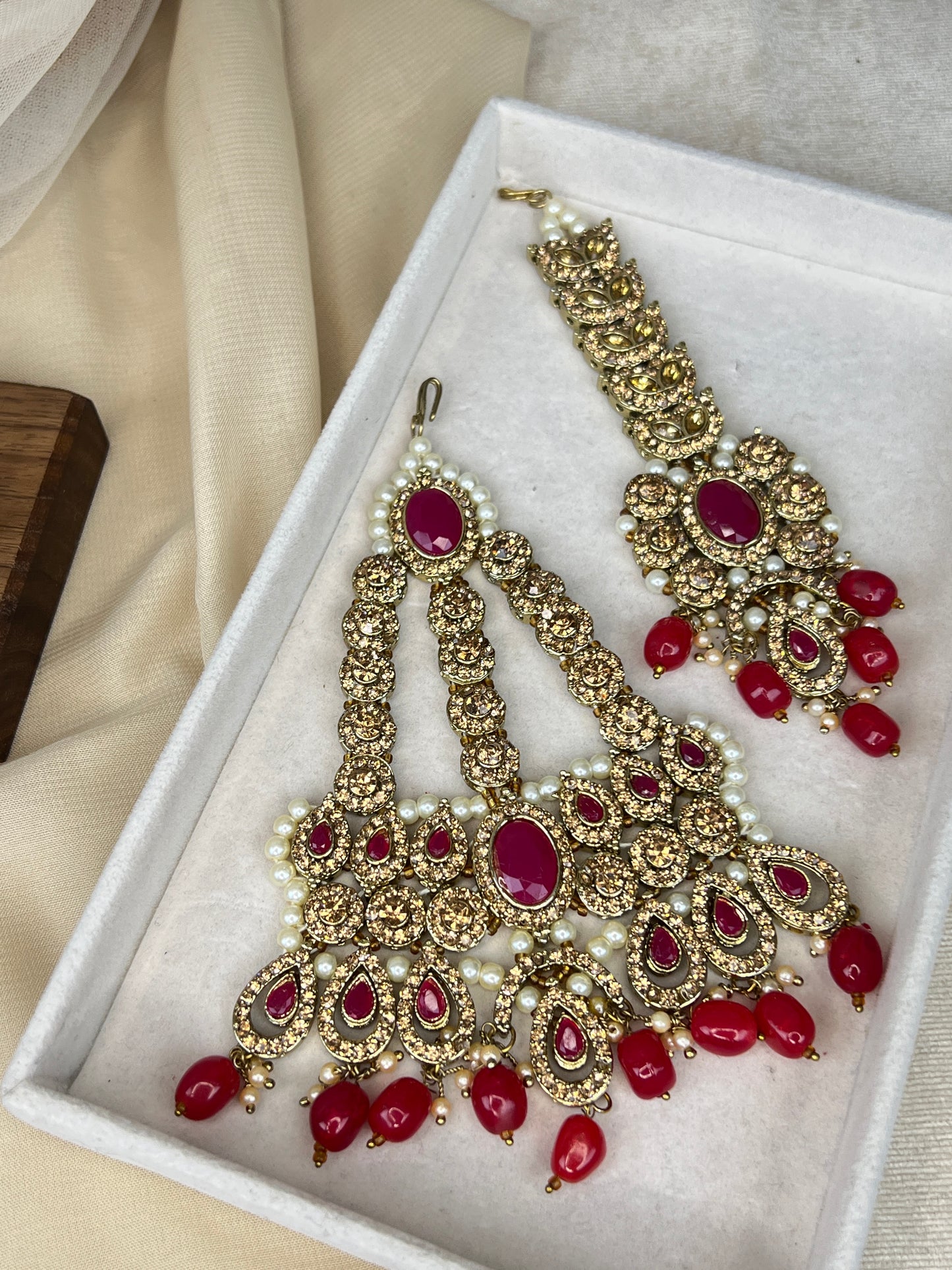 Bib Pakistani Style Necklace Set