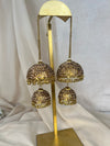Bronze Double Jhumka Kaleera | Kalira
