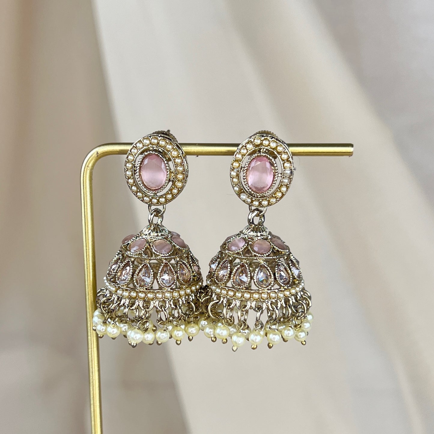 Polki Gold Jhumkas
