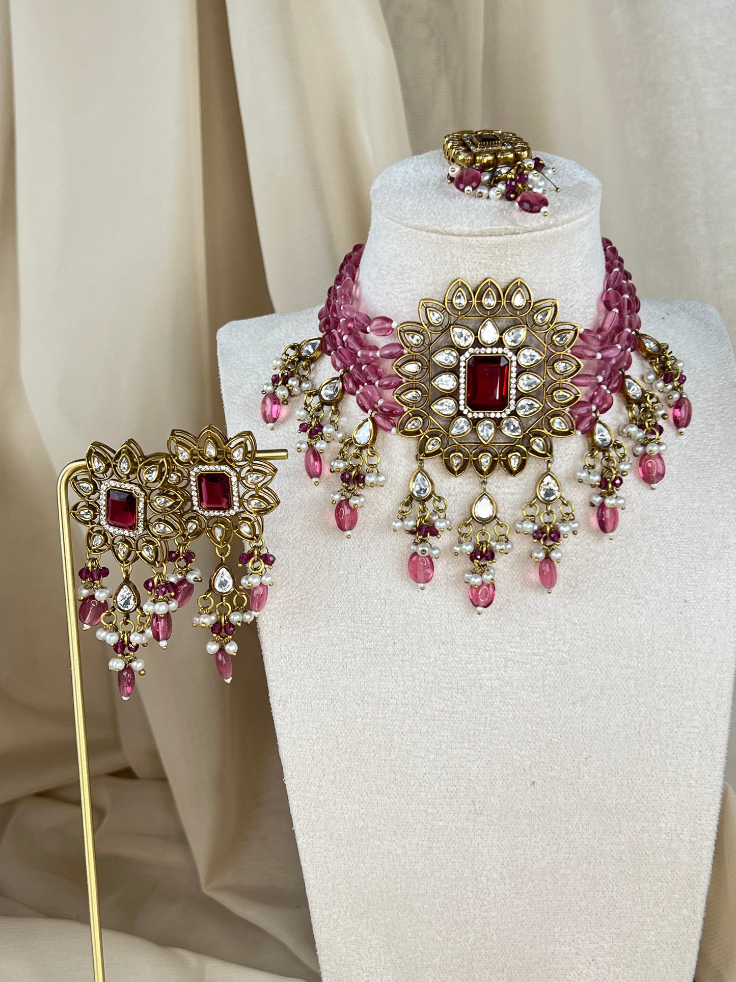 Pachi Kundan Choker Set