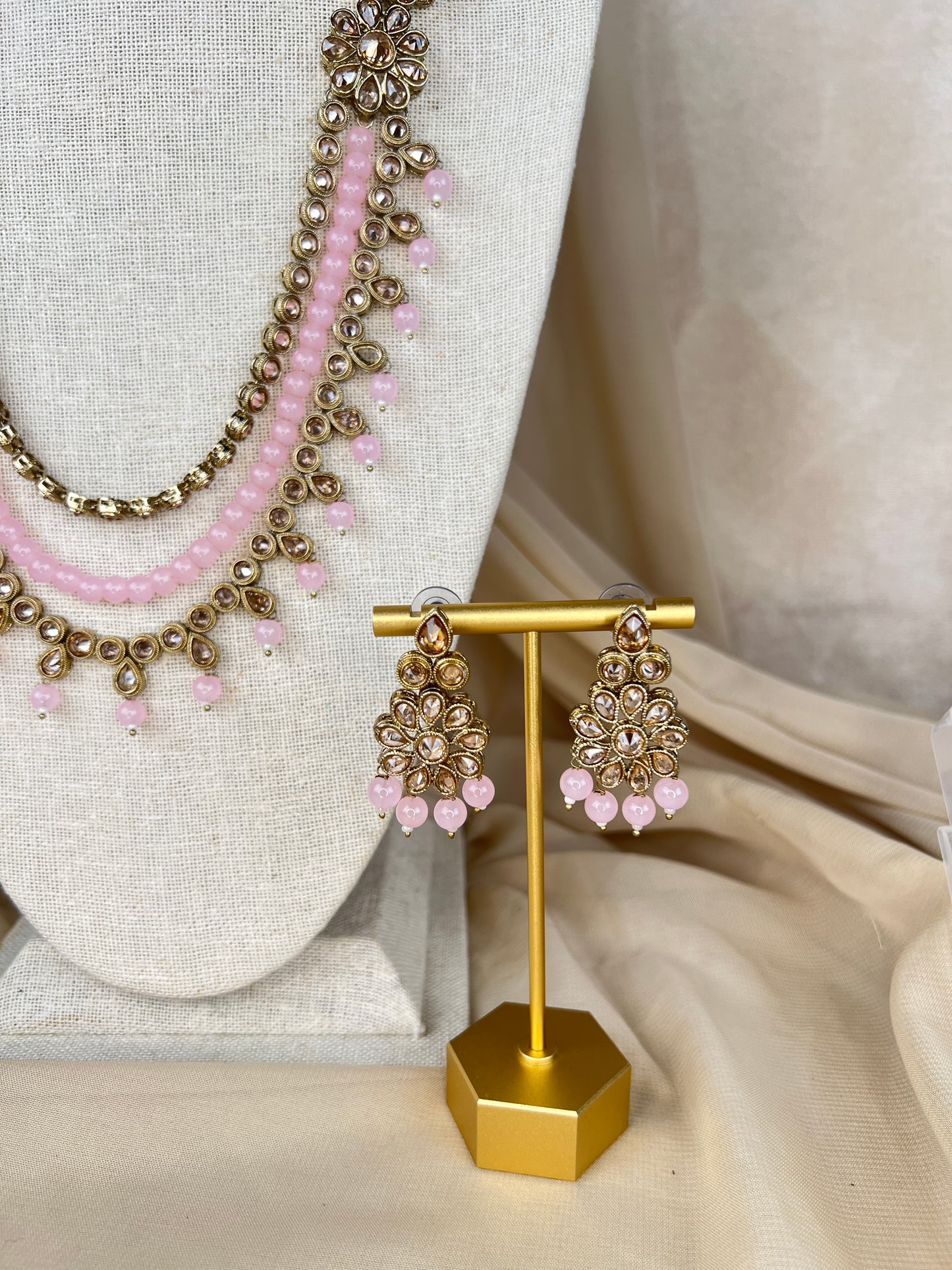 Polki Layer Mala | Haar | Necklace Set