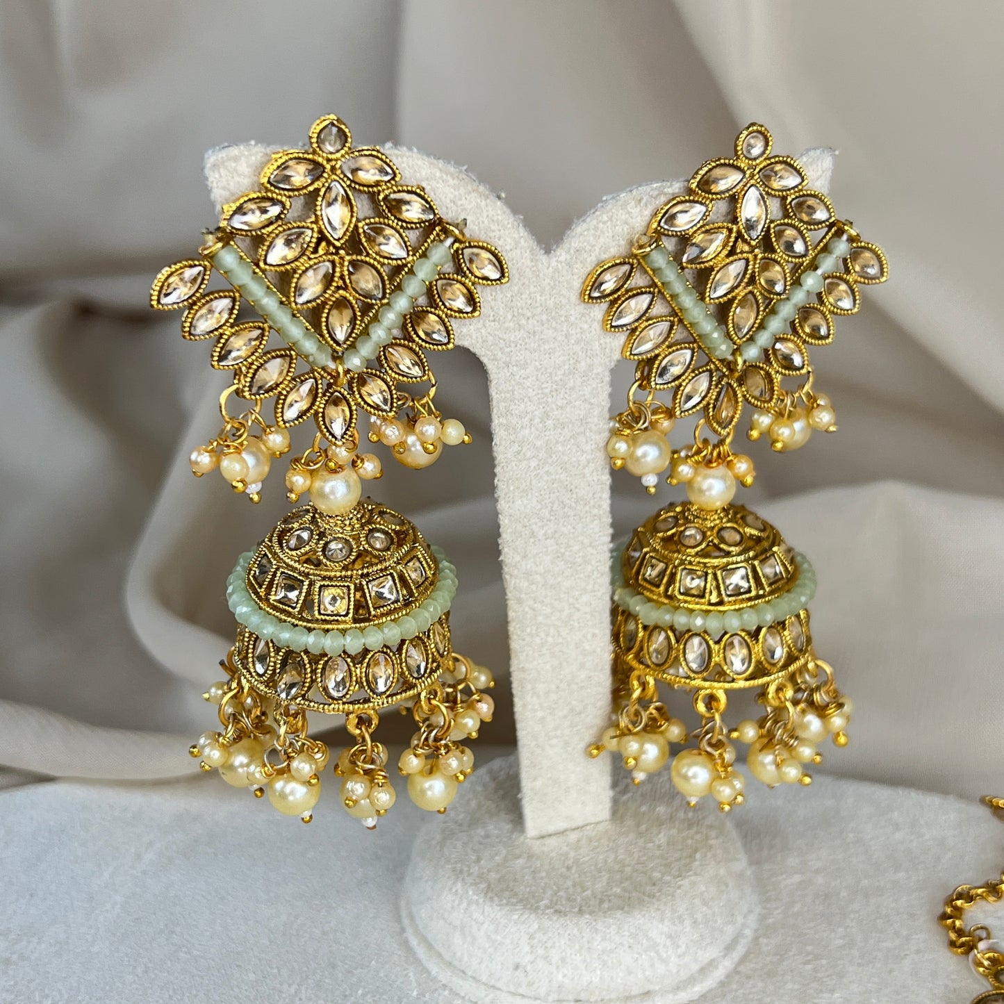 Jhumka Earring and Tikka Set