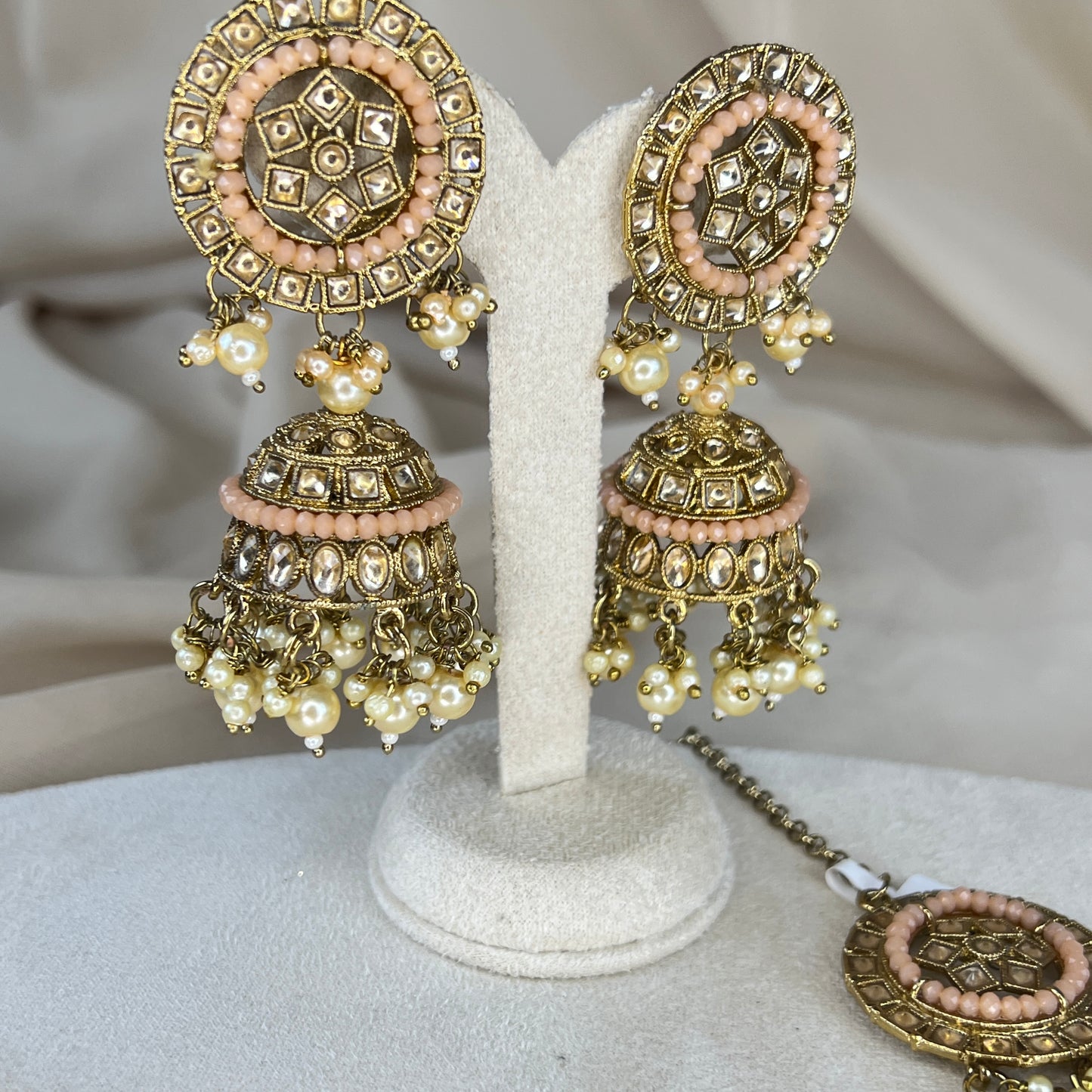 Jhumka Earring and Tikka Set